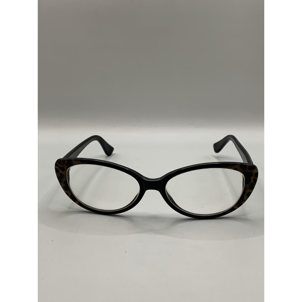 Guess Marciano Eyeglasses Brown Leopard Print Oval Cat Eye Full Rim Frames Only